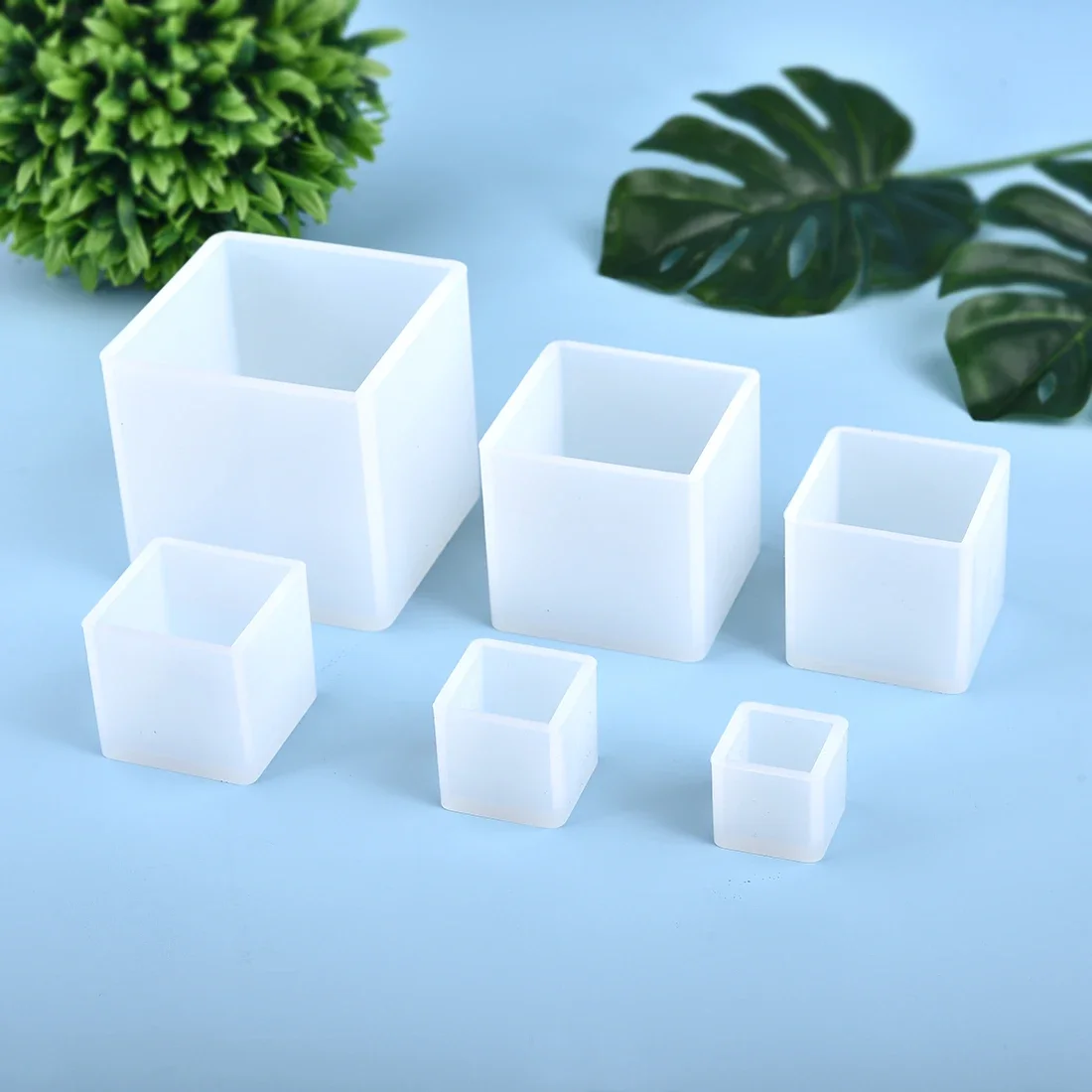 Resin Art Acrylic - Resin Silicone Mold 3D Cube Casting