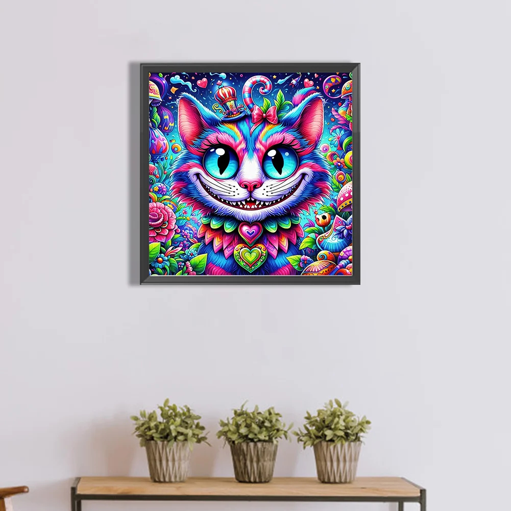 Resin Art Set - Diamond Painting Family Color Laugh Cat