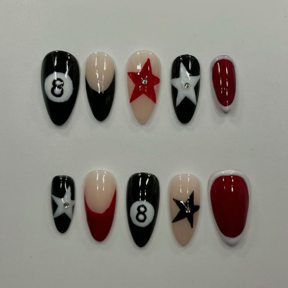 10PCS Handmade Manicure Armor  - Resin Art Set 评论和价格