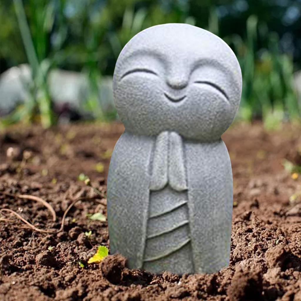 Jizo Monks Praying Statue Resi - Resin Art Baby Memories 评论和价格