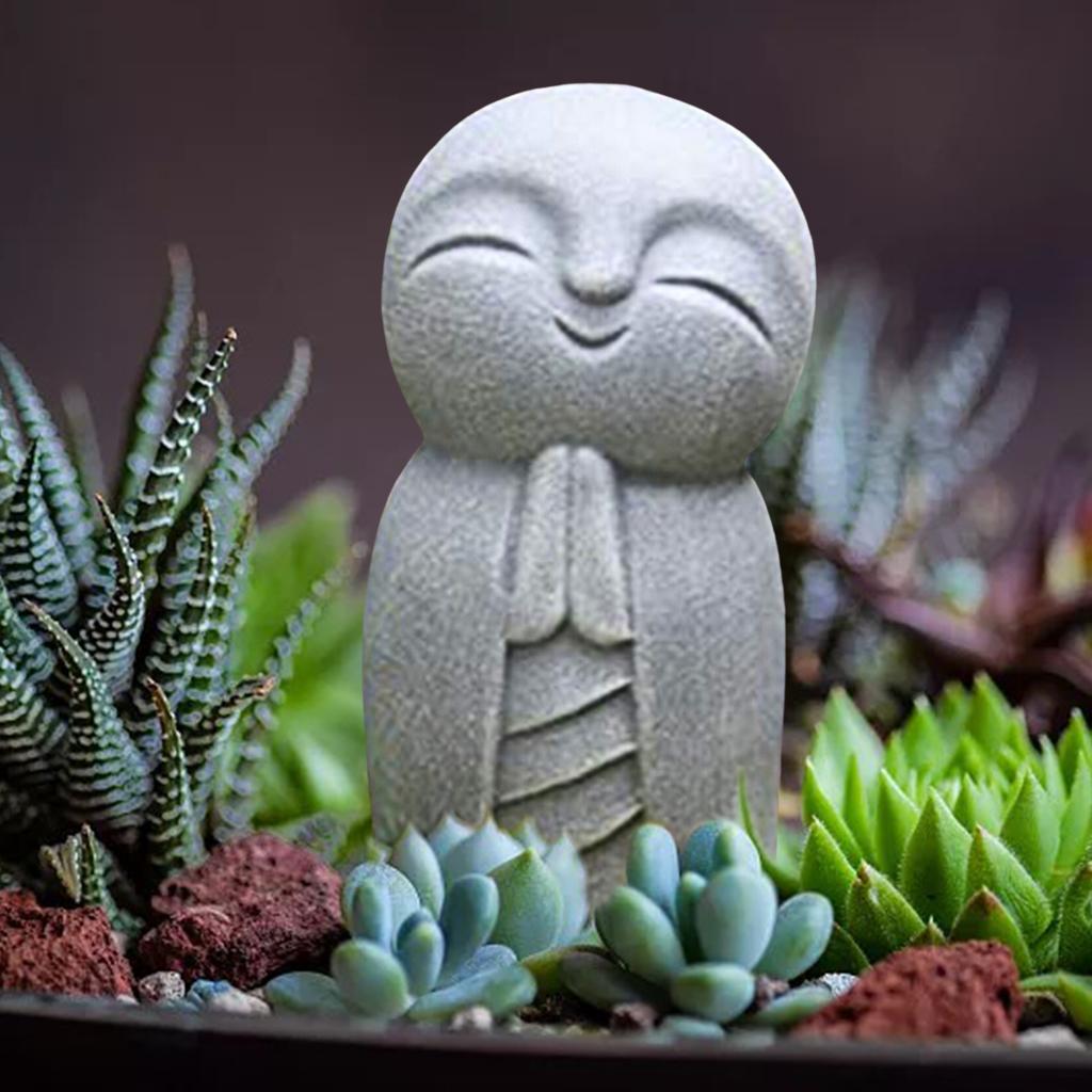 Jizo Monks Praying Statue Resi - Resin Art Baby Memories 评论和价格