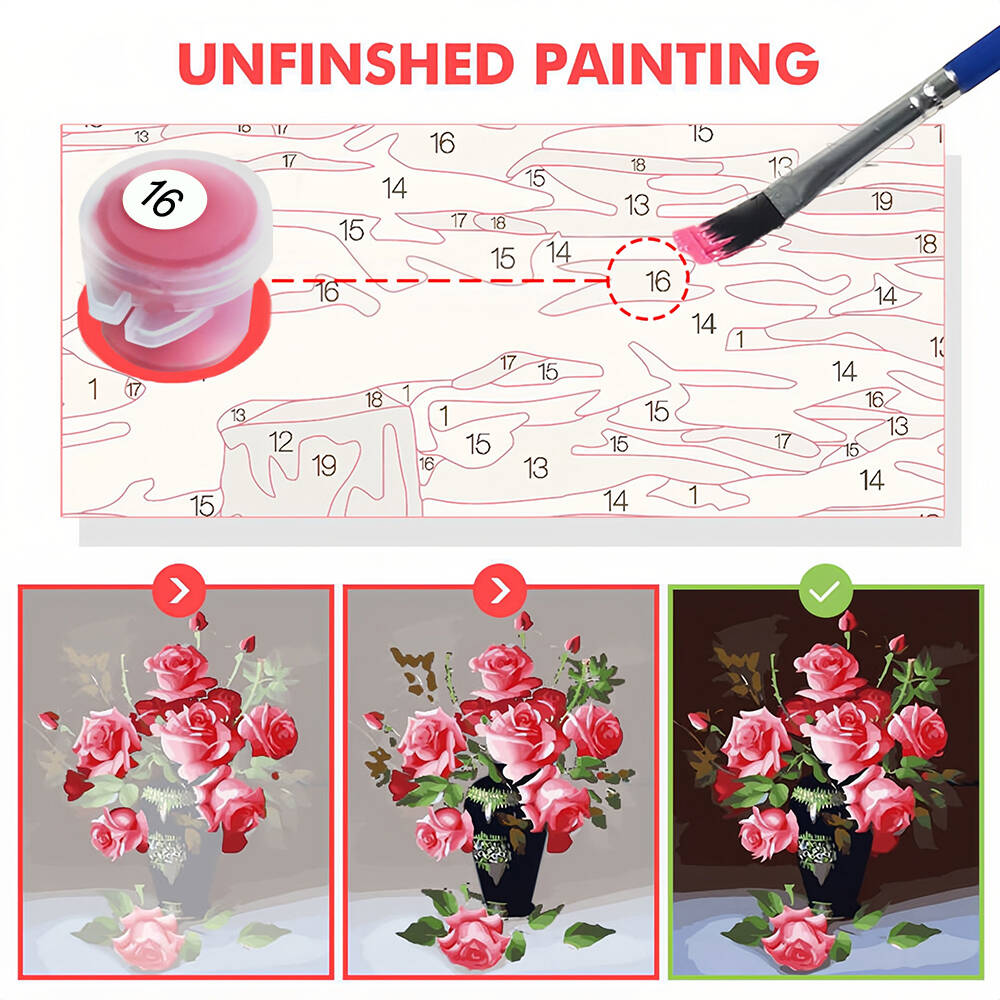 DIY Painting By Numbers Cat An - Resin Art On Canvas 评论和价格