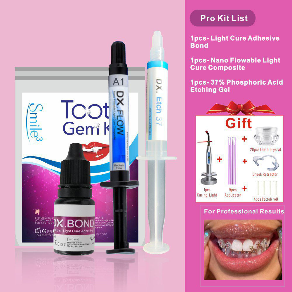 Professional DIY Tooth Gem Kit - Resin Art Set 评论和价格