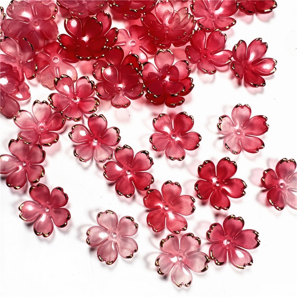 50pcs/lot 19mm Acrylic Cherry  - Resin Art Acrylic 评论和价格