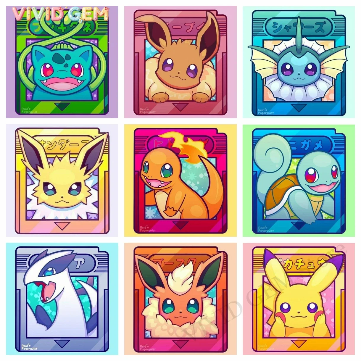 VIVID GEM Pokemon Diamond Pain - Resin Art And Jewelry 评论和价格