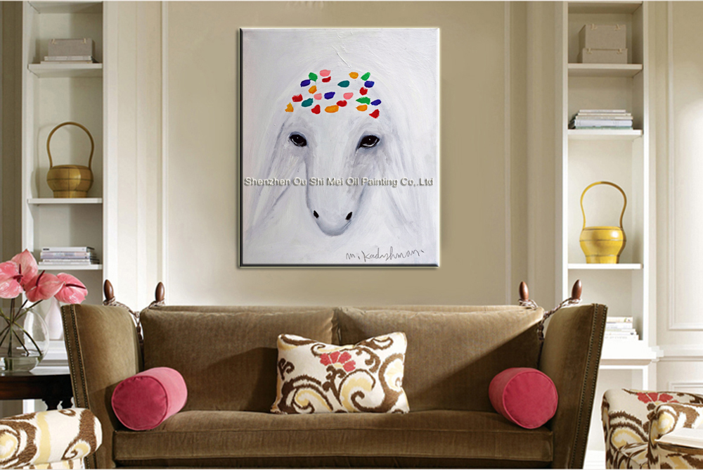Hand Painted Reproduction Anim - Resin Art On Canvas 评论和价格
