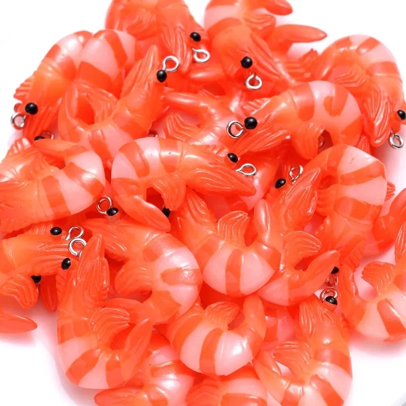 10Pcs 3D Simulated Lobster Shr - Resin Art Acrylic 评论和价格