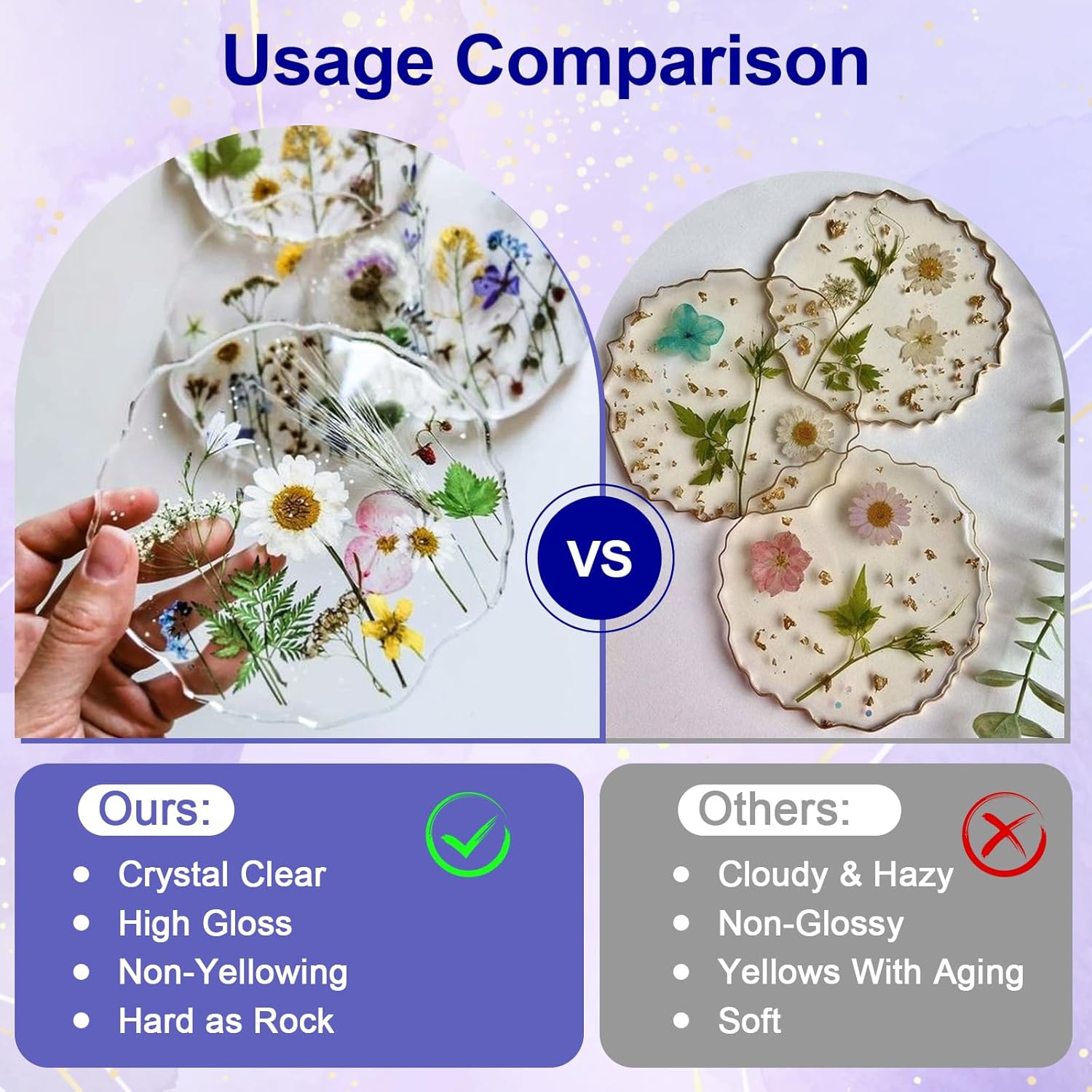 200ML Epoxy Resin Clear Crysta - Resin Art Acrylic 评论和价格