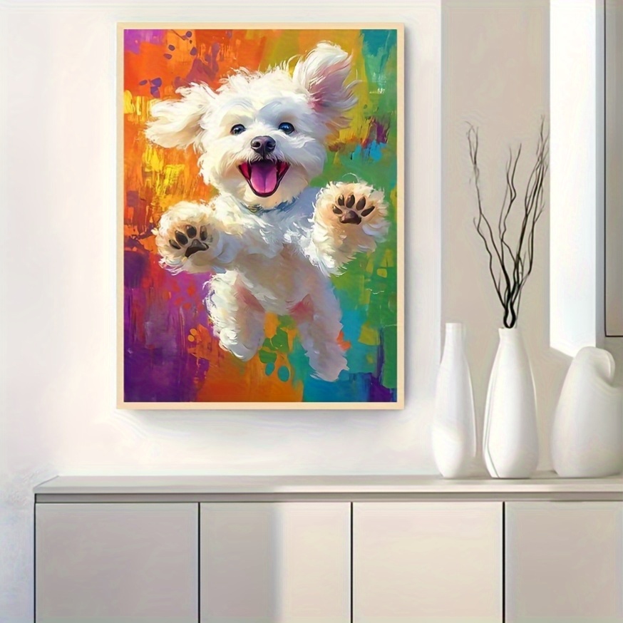 DIY Pictures By Number Cute Bi - Resin Art On Canvas 评论和价格