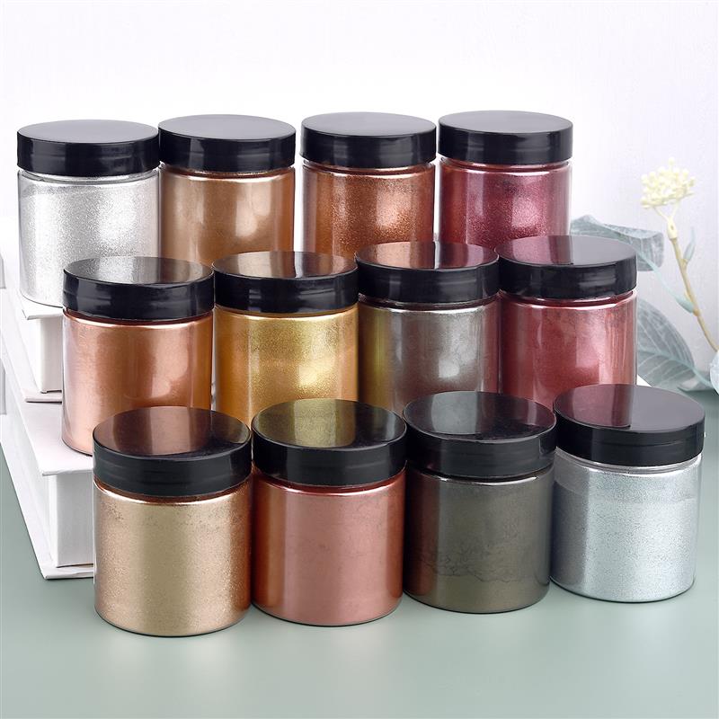 50g Shimmer Metallic Gold Silv - Resin Art Acrylic 评论和价格