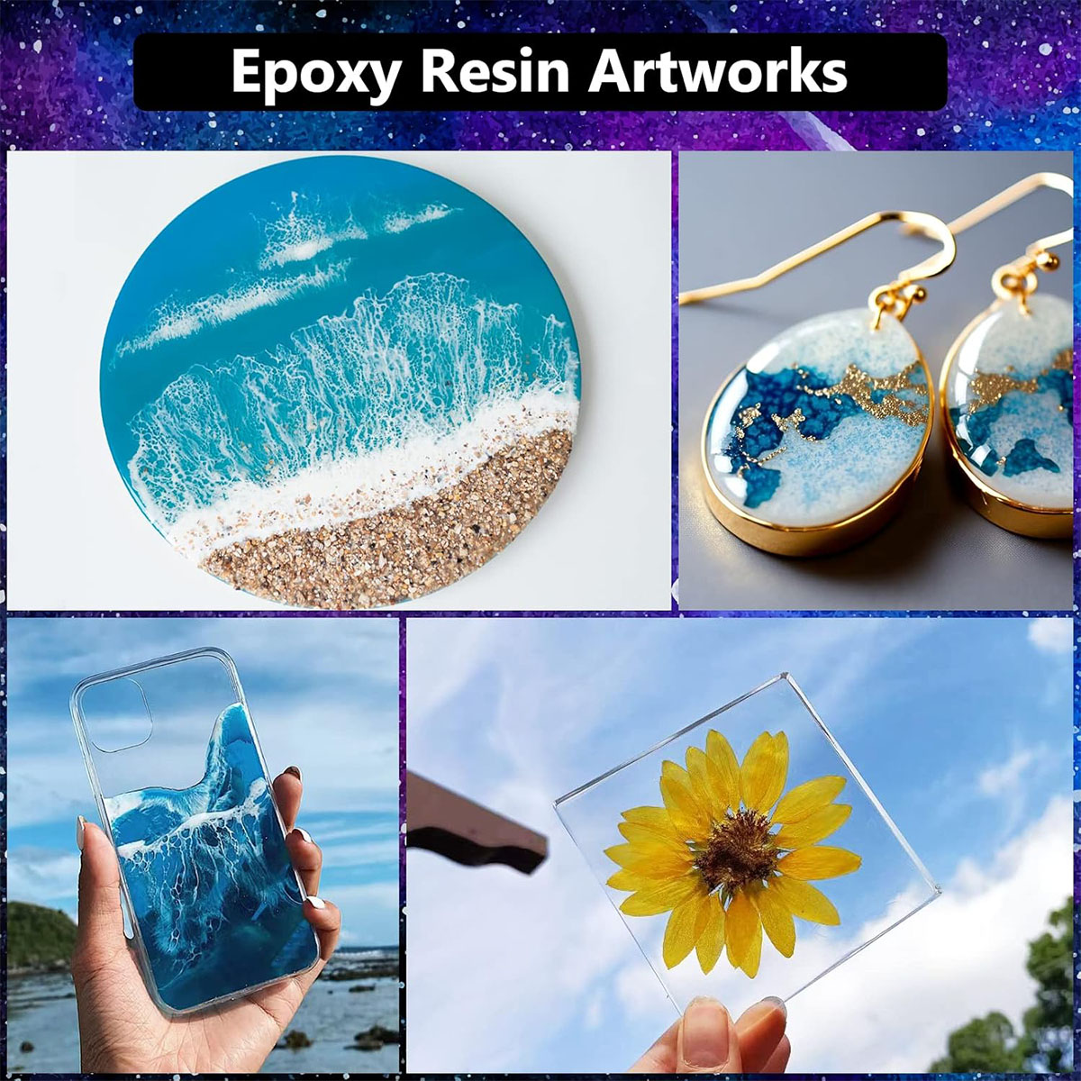 1000ml Crystal Clear Epoxy Res - Resin Art And Jewelry 评论和价格