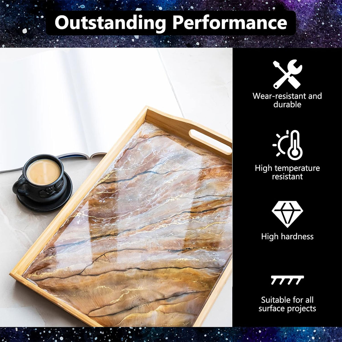 1000ml Crystal Clear Epoxy Res - Resin Art And Jewelry 评论和价格