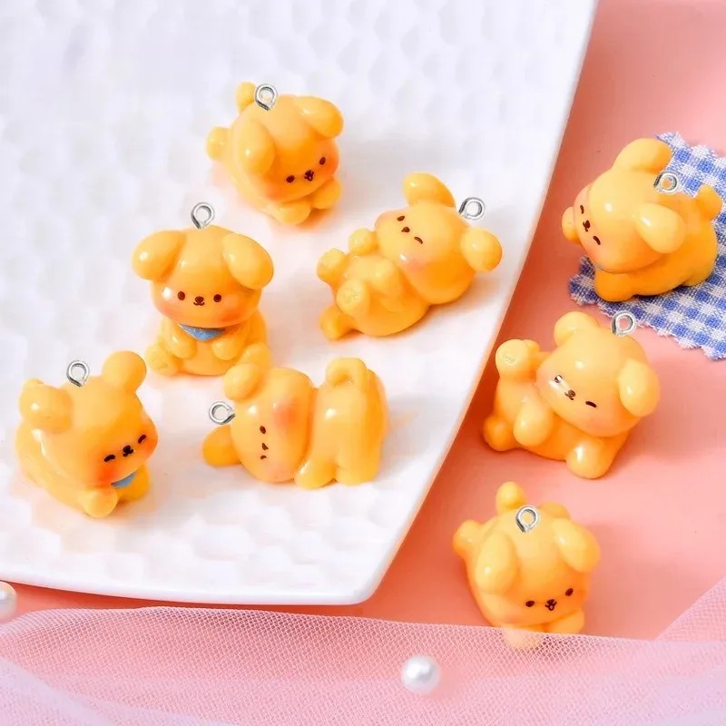 10Pcs Cute Cartoon Dog Acrylic - Resin Art Acrylic 评论和价格